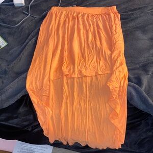 Rue21 Orange A-Line Skirt